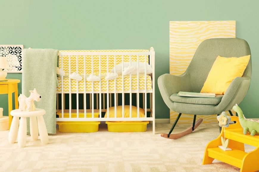 Couleurs mixtes pour  la chambre de mon bébé